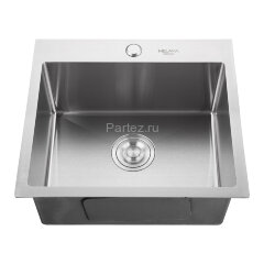 Мойка H5045 MELANA ProfLine 3,0/200 САТИН врезная прямоугольная с коландером H5045