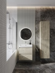 Шкаф - колонна Roca Ona 1750 подвесной, светлый дуб (A857635512)