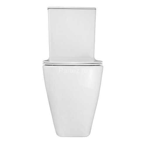 Унитаз-компакт Azario MIRADA S 385х620х920 напольный, безободковый в комплекте с бачком и сиденьем м