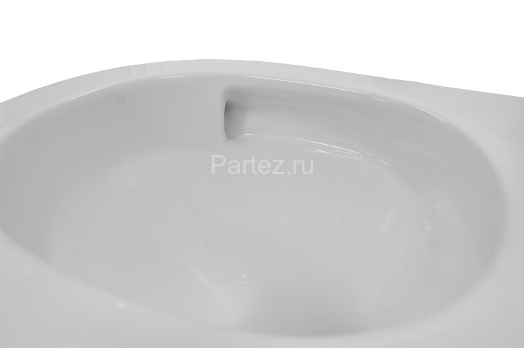 Унитаз подвесной Azario Grado 370х490х360 смыв "Торнадо", скрытое крепление, безободковый, в комплек