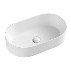 Раковина-чаша Azario530x315x135 накладная, овальная, белый глянец (AZ-1156)