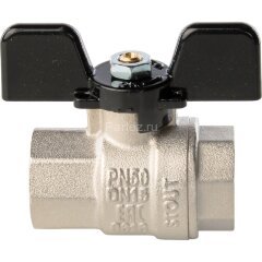 Кран шаровой полнопроходной ВР/ВР бабочка 1/2&quot; Stout