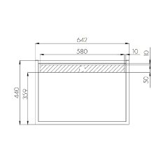 Столешница AQUATON Фабрик Лофт 60.0х1.6х39.8 дуб эндгрейн (1A242903LTDU0)