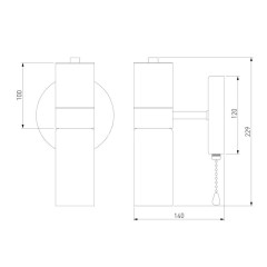 Бра Eurosvet 70125/1 черный