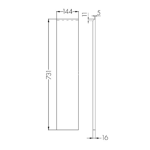 Фасад для тумбы Aquaton Лондри 20 белый (1A275001LH010)