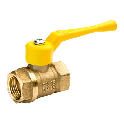 Кран шаровой газовый 11Б27П Dу15 в-в рыч.