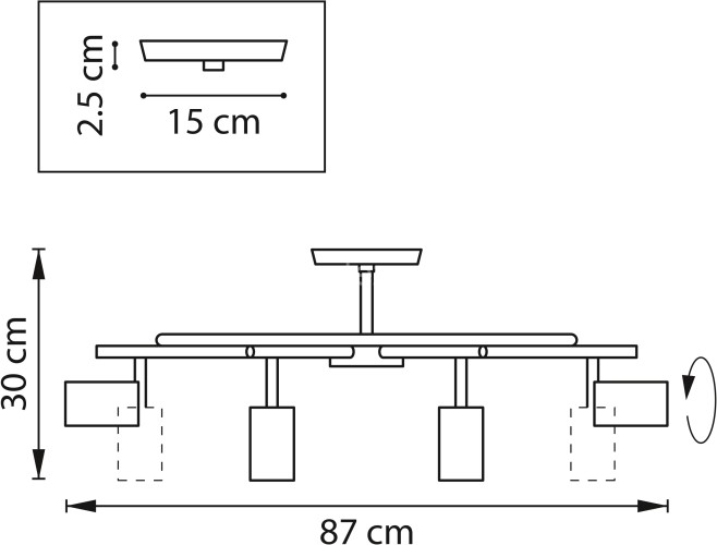 Потолочная люстра Lightstar LR718374364