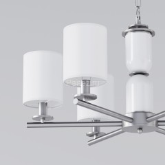 Подвесная люстра Eurosvet 60146/6 никель