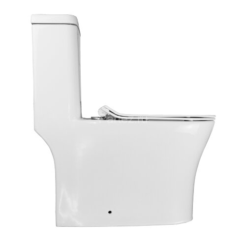 Унитаз-моноблок Azario SAFI 700x365x765 безободковый, в комплекте с сиденьем микролифт (AZ-0852)