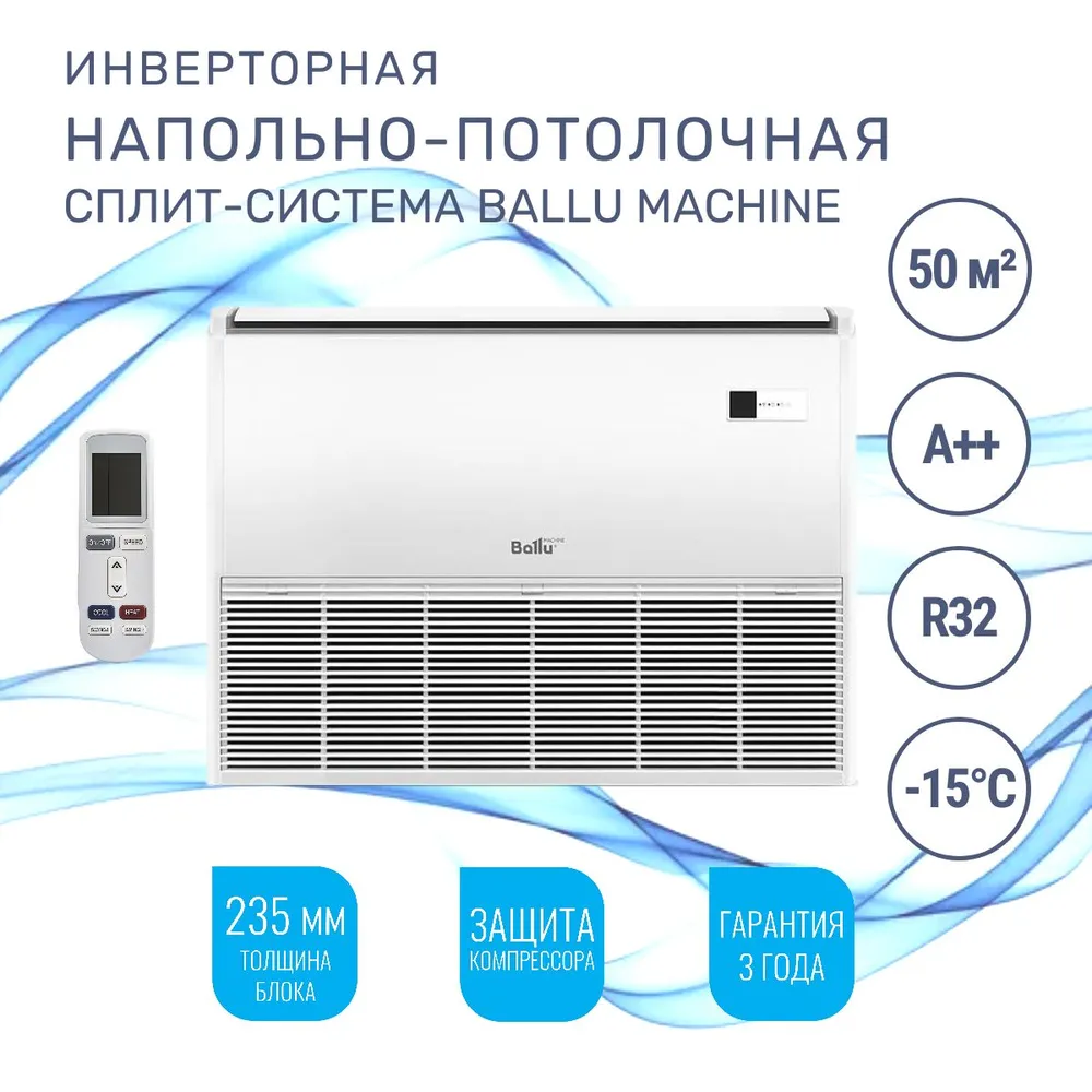 Сплит-системы напольно-потолочные